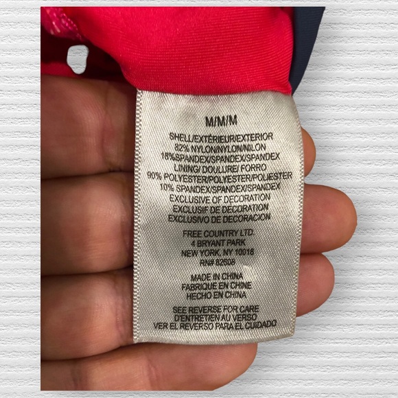 Free Country Ruched-Side UPF 50 Halter Tankini Top - Picture 5 of 8